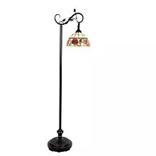 Stojací lampa Tiffany ROSE GARDEN 40*27*152 cm E27/max 1*60W
