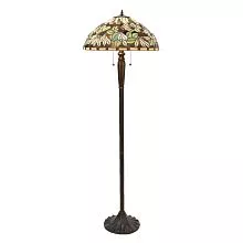 Stojací lampa Tiffany FLOWERS Ø 51*157 cm E27/max 2*60W
