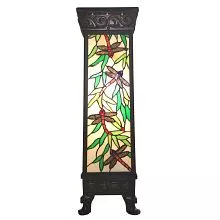Sloupová lampa Tiffany DRAGONFLY 26*26*71 cm E27/max 1*100W