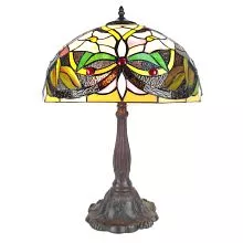 Stolní lampa Tiffany FLOWERS Ø 41*58 cm E27/max2*40W