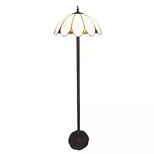 Stojací lampa Tiffany THE WHITE SUN Ø 46*166 cm E27/max 2*60W