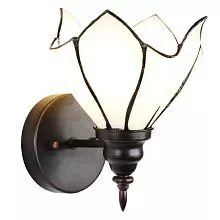 Nástěnná lampa Tiffany THE WHITE FLOWER 23*17*19 cm E27/max 1*40W