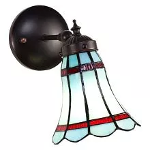 Nástěnná lampa Tiffany ROYAL BLUE 17*12*23 cm E14/max 1*25W