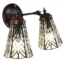 Nástěnná lampa Tiffany EARLY MORNING 30*23*23 cm E14/max 2*25W