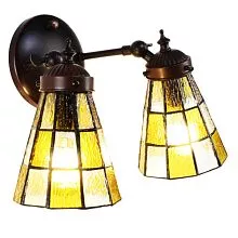Nástěnná lampa Tiffany DARK SUNFLOWER 30*23*23 cm E14/max 2*25W