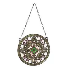 Tiffany panel závěsný Ø 30x1 cm