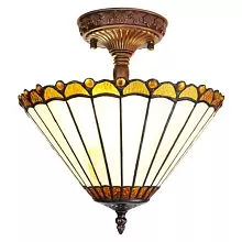 Stropní lampa Tiffany RUSTIC FLOWER