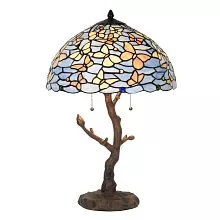 Stolní lampa Tiffany BUTTERFLIES Ø 40x60 cm E27/max 2x60W
