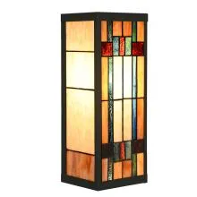 Nástěnná lampa Tiffany 14x16x40 cm E27/max 1x100W