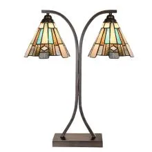 Stolní lampa Tiffany 48x19x57 cm E27/max 2x60W
