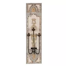 Nástěnná lampa dřevo a kov 31x19x120 cm E14/max 3x25W