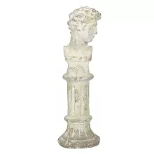 Dekorativní bysta muže na podstavci 19*19*61 cm
