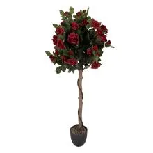 Umělá stromková růže 35x35x120