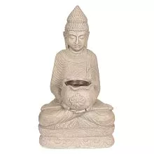 Polyrezinový svícen na čajovou svíčku BUDDHA 28*20*50 cm