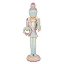 Dekorativní figurka Louskáčka s LED osvětlením 19×16×61 cm / 2xAA