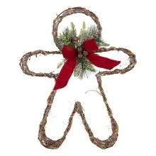 Christmas Decoration with LED Lighting Gingerbread man 48x10 5RO0107