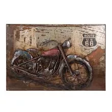 Kovový 3D obraz MOTORBIKE 60x4x40 cm