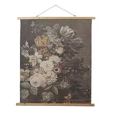 Nástěnný gobelín FLOWERS 80*2*100 cm