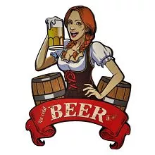 Plechová cedule BEER