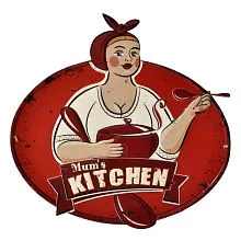 Plechová cedule KITCHEN