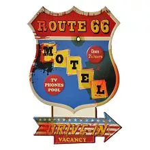 Plechová cedule MOTEL