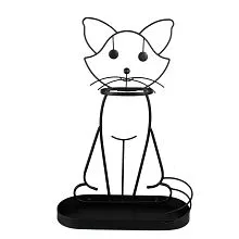 Kovový stojan na deštníky CAT 41x16x62 cm