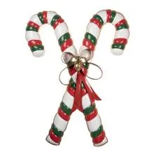 Christmas Decoration Figurine Candy Cane 73x12x94 cm White M 5Y1452