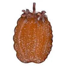 Dekorativní kovová mísa PUMPKIN 56x34x6 cm