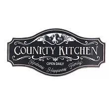 Plechová cedule COUNTRY KITCHEN