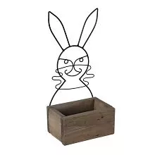 Dřevěný stojan na květináč RABBIT