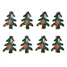 Ozdobné kolíčky na dárky CHRISTMAS TREE 3x1x4 cm
