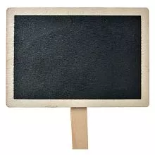 Dřevěná mini tabulka s klipem