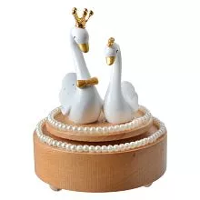 Music box SWAN Ø 11x15 cm