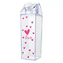 Plastová láhev na vodu HEARTS