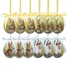 Sada dvanácti velikonočních ozdob EGG