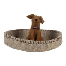 Dekorativní filcová miska DOG Ø 19x10 cm