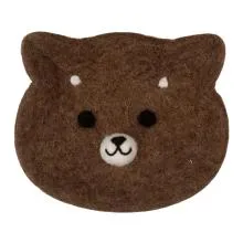 Dekorativní filcová miska BEAR 15x13x3 cm