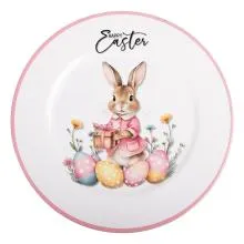 Plastový servírovací talíř HAPPY EASTER Ø 33x1 cm