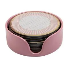 Sada osmi podtácků pod hrnek (8) Ø 10x4 cm