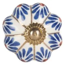 Keramická nábytková úchytka Ø 4x3 cm