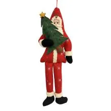 Závěsná vánoční figurka se stromečkem z filcu 11×2×29 cm