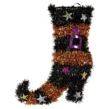 Halloweenská dekorace WITCH BOOT 28x5x38 cm
