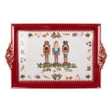 Dekorativní plastový tác NUTCRACKER