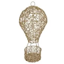 Dekorativní horkovzdušný balón s LED osvětlením LED Ø 19x38 cm / 3xAA