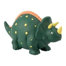 Zelená plastová pokladnička dinosaurus 30×8×13 cm