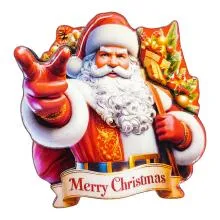 Magnetka MERRY CHRISTMAS 8x8 cm