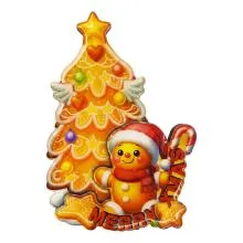 Magnetka CHRISTMAS 8x8x cm