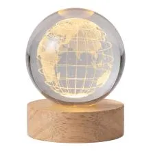 LED skleněná koule Globus LED Ø 6 cm
