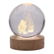 LED skleněná koule Vánoční strom LED Ø 6 cm
