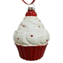 Christmas Ornament White Plastic Decorative Pendant
